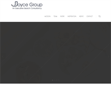Tablet Screenshot of joyce-group.com